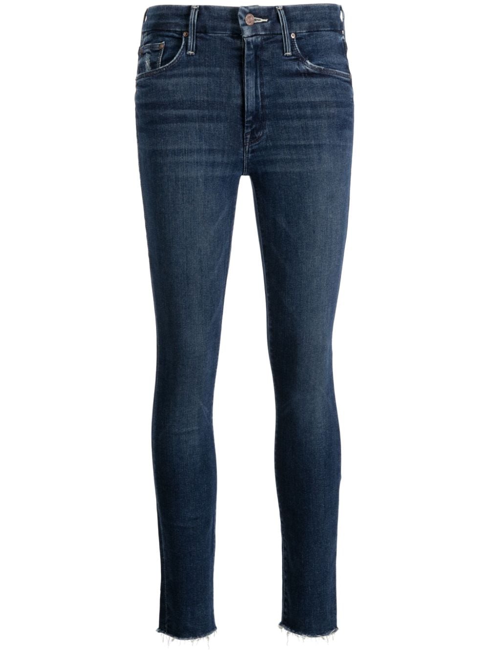 MOTHER Halbhohe Skinny-Jeans - Blau von MOTHER