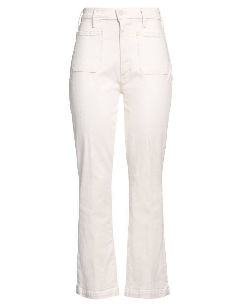 MOTHER Jeanshose Damen Elfenbein von MOTHER