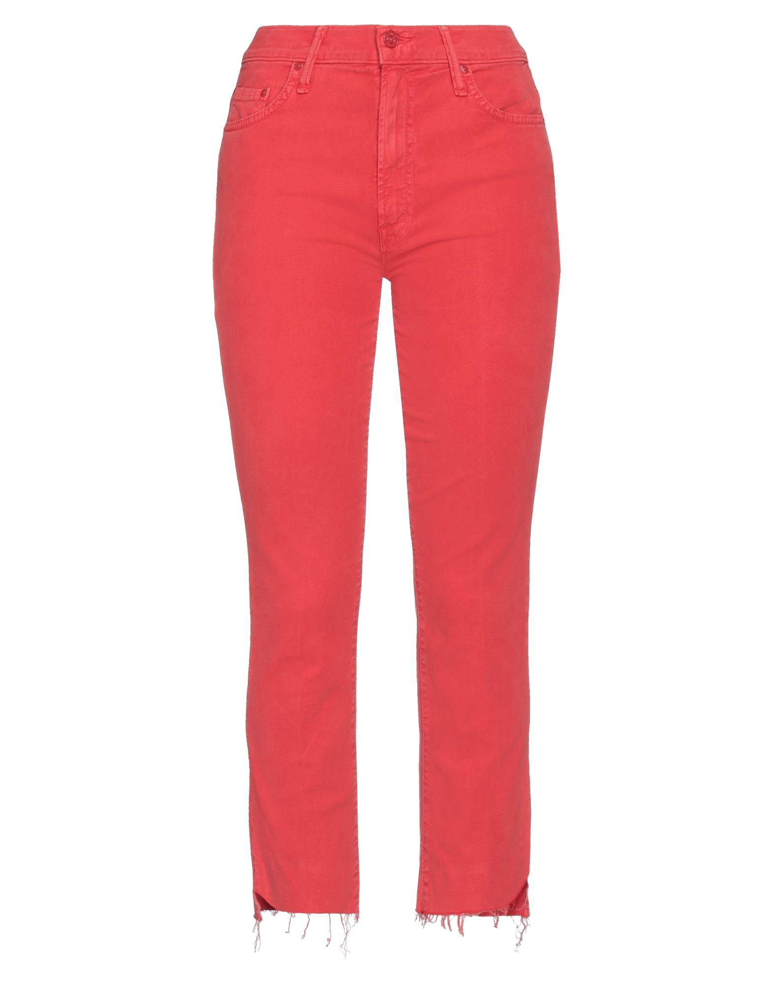 MOTHER Jeanshose Damen Rot von MOTHER