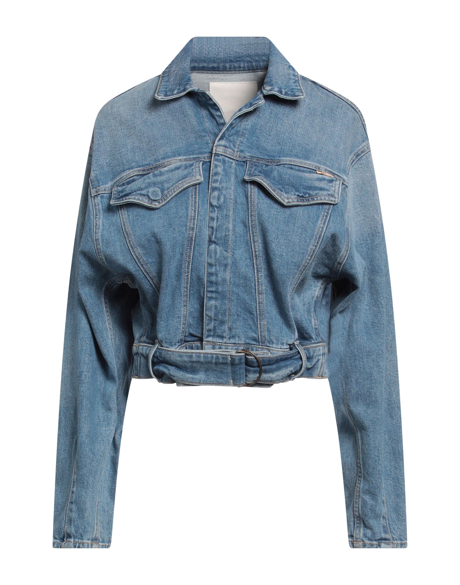 MOTHER Jeansjacke/-mantel Damen Blau von MOTHER