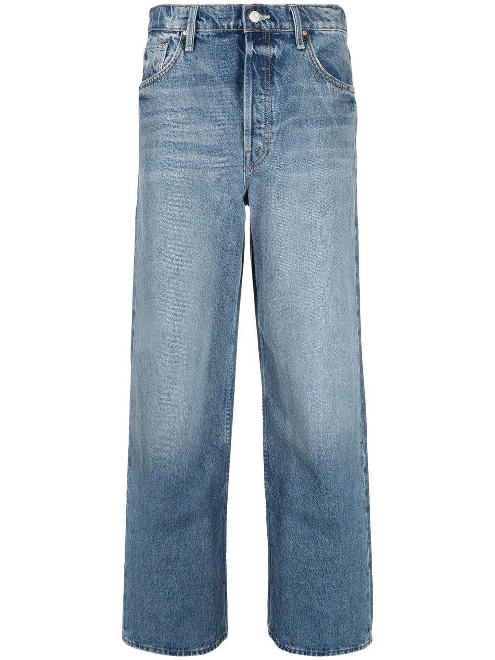 MOTHER Spinner Jeans mit weitem Bein - Blau von MOTHER