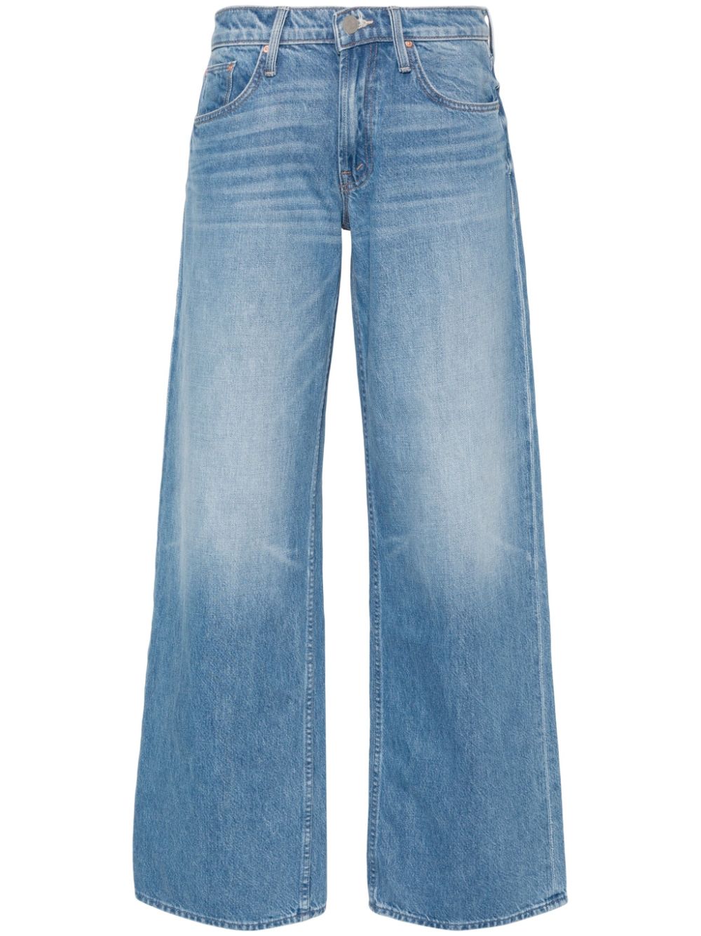 MOTHER The Down Low Spinner Sneak Jeans - Blau von MOTHER