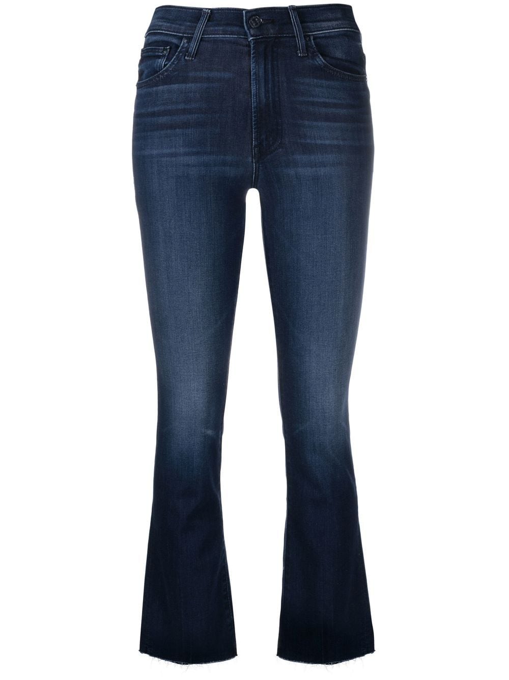 MOTHER The Insider Cropped-Jeans - Blau von MOTHER