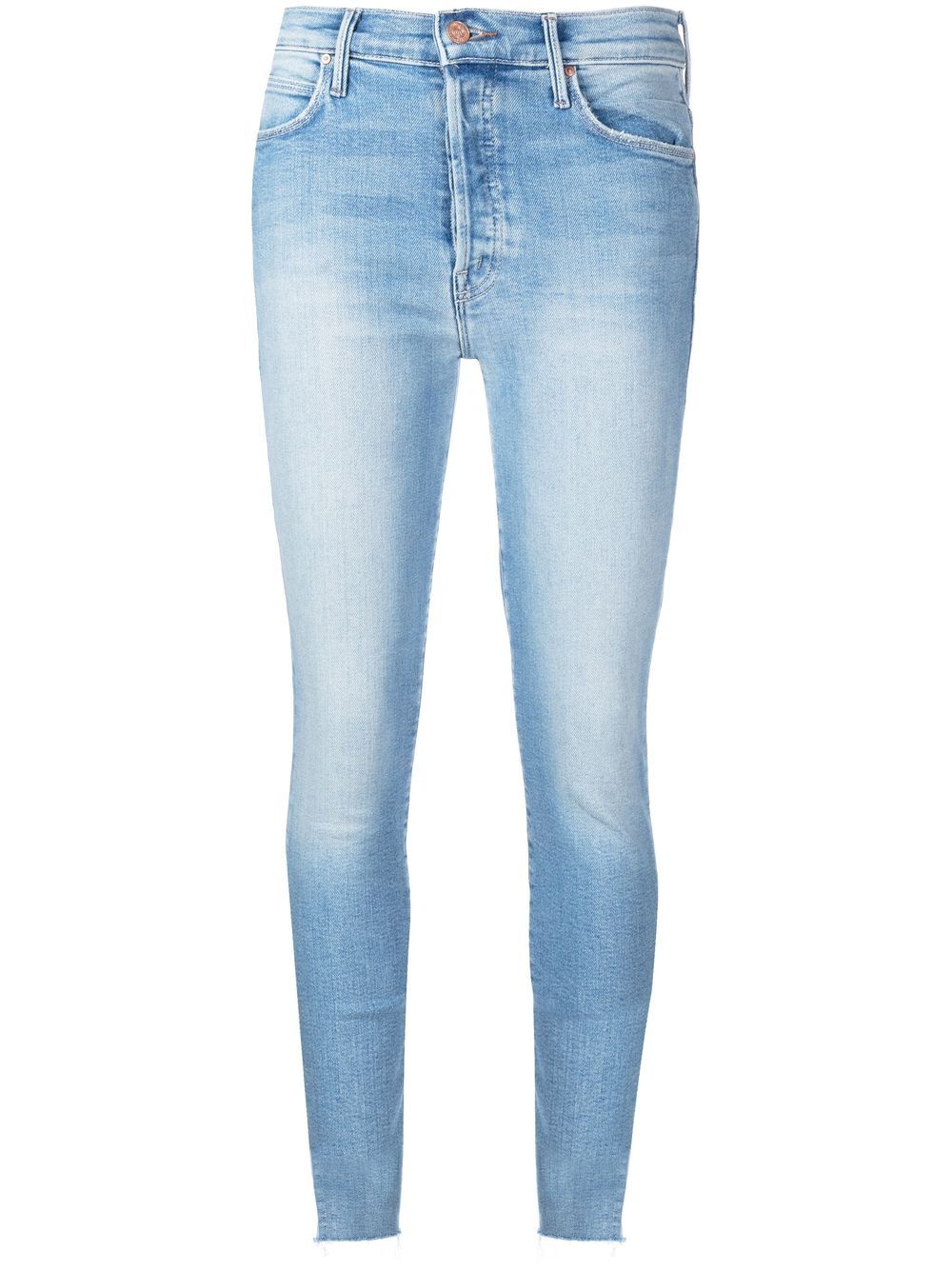 MOTHER The Stunner Slim-Fit-Jeans - Blau von MOTHER