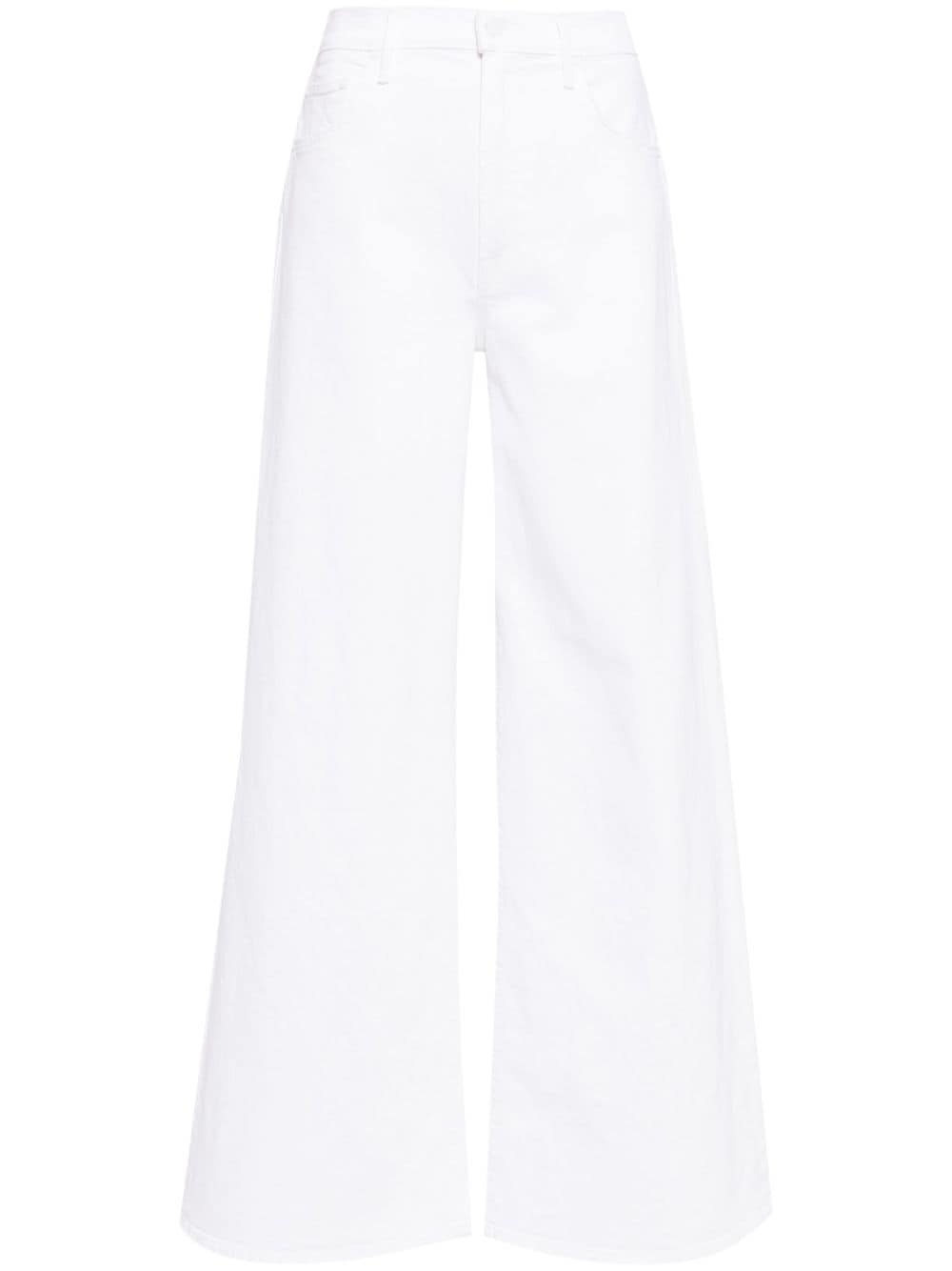 MOTHER The Undercover Wide-Leg-Jeans - Weiß von MOTHER