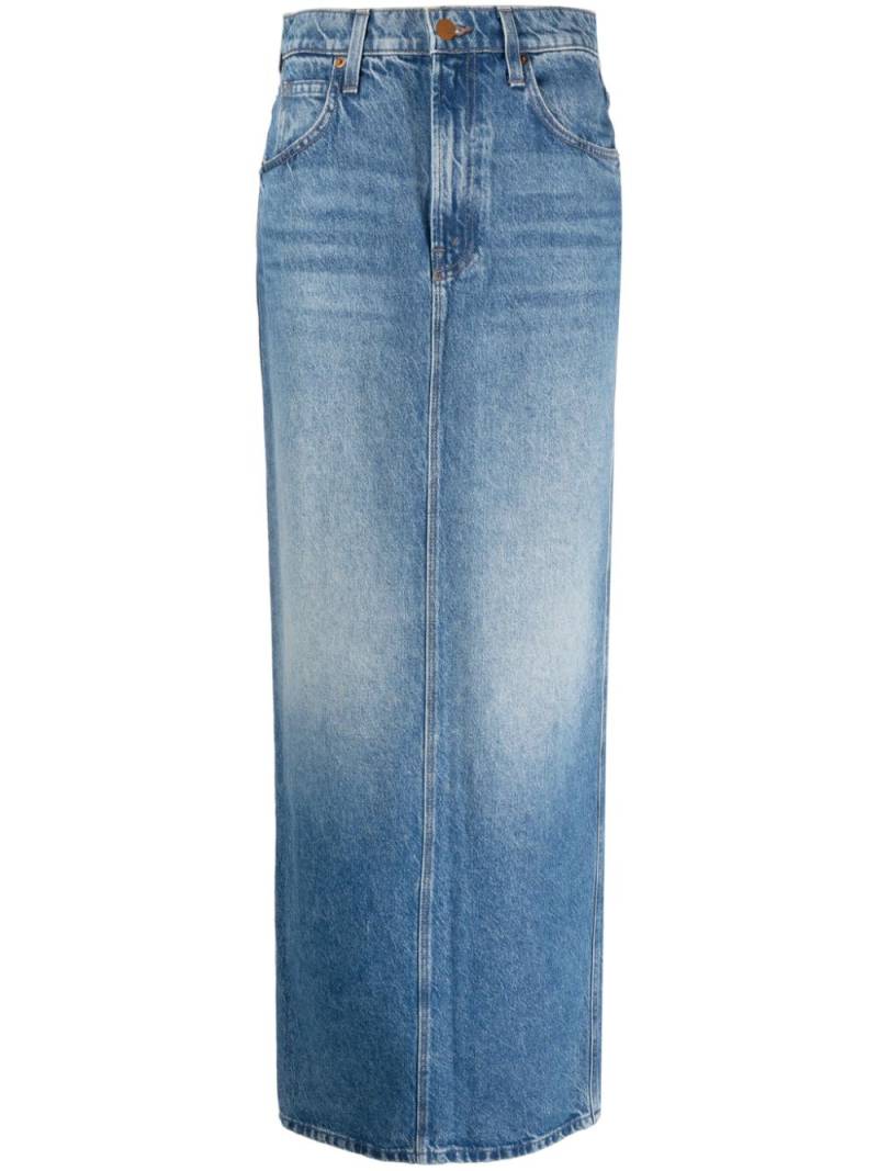 MOTHER Jeansrock mit Logo - Blau von MOTHER