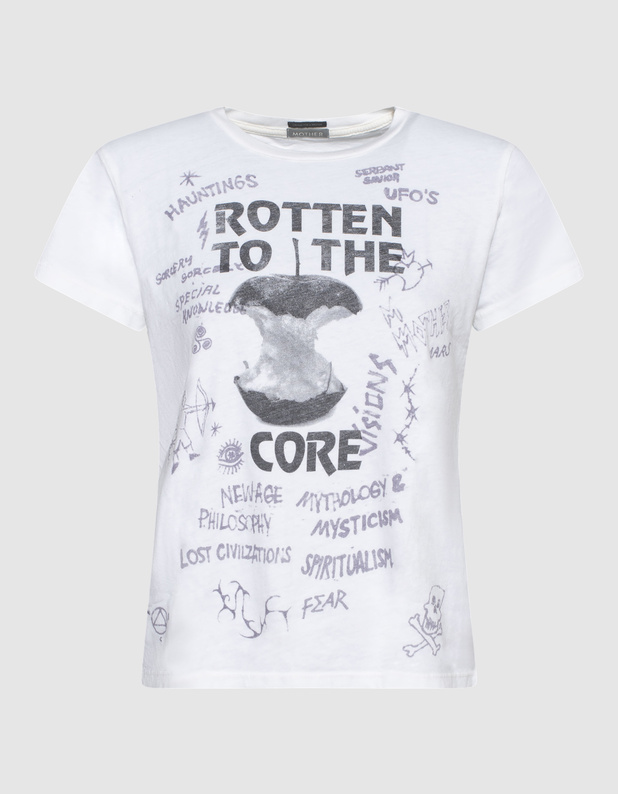 The Boxy Goodie Goodie Rotten To The Core White von MOTHER