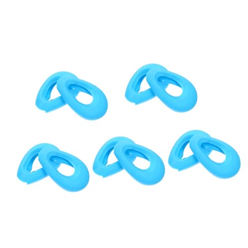 MOTHNUR 5paare Silikon Ohrenabdeckung Zum Haare Färben Wiederverwendbar Ohrenschutz Für Friseur Haarbehandlung Badeohrschutz Grat von MOTHNUR