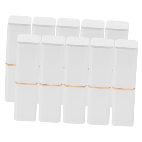 MOTHNUR 10 Stück Nachfüllbare Lippenpflegestifte Lippenbalsam Tuben DIY Leere Lipgloss Behälter für Frauen Tragbar Kompakt Modisch von MOTHNUR