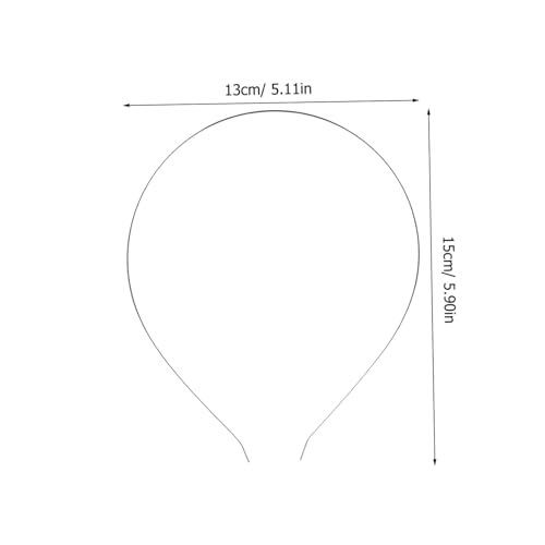 MOTHNUR 10 Stück Teiliges Damen Haarreif aus Silberfarbene Stirnbänder für DIY Schmuck Hochzeiten Partys und Besondere Anlässe von MOTHNUR