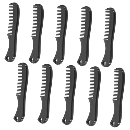 MOTHNUR 10 Stück Teiliges Mini bartkamm Langlebigem Material Kompakt und Tragbar für Bart Haarstyling Geeignet für Haartypen und Unterwegs Vielseitig Einsetzbar für Herren und Damen von MOTHNUR