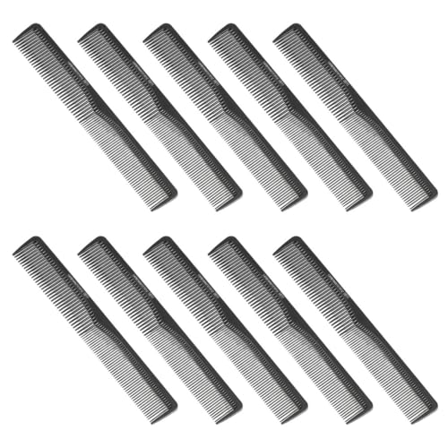 MOTHNUR 10 Stück Teiliges Set Dichter Haarkamm mit Spitzen Multifunktionaler Stylingkamm für Damen und Friseursalon Bequem für Kopfhaut Fördert Blutzirkulation Langlebiges Material von MOTHNUR