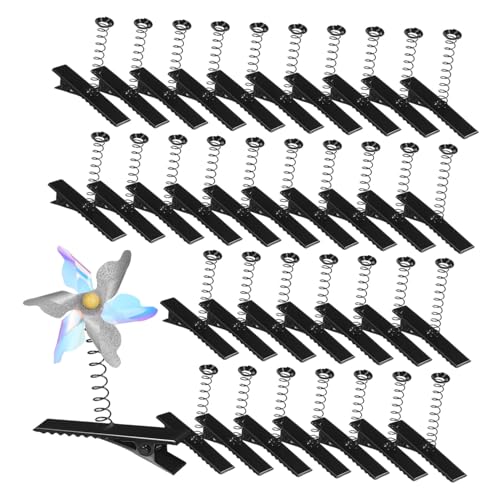 MOTHNUR 100 Stück Federstahl Entenschnabel Haarklammern DIY Haarschmuck Zubehör Robuste Metall Haarnadeln für Frauen Glatte Kanten Vielseitige Handarbeitsmaterialien von MOTHNUR