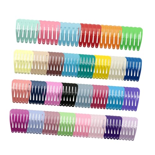 MOTHNUR 100 Stück Teiliges Bunter Wassertröpfchen Haarspangen für Mädchen Modische Haarklammern mit Schickem Design Geeignet für Kindergeburtstag Alltag und Festliche Zufällige Farbe von MOTHNUR