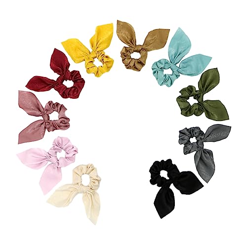 MOTHNUR 10St Haarseil dehnen haarschmuck haarring haar pin haarklammet hairband Nähgarn in Bonbonfarbe Klare Haargummibänder Liner Haustier elastische Haarkrawatte Bogenknoten Haarkrawatte von MOTHNUR