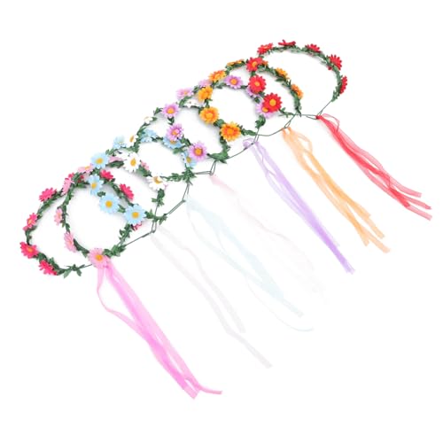 MOTHNUR 14 Stück Teiliges Blumen Haarreif mit Blüten Leichtes Komfortables Haarschmuck accessoire für Mädchen Frauen und Geeignet für Strand Alltag und Festliche Anlässe von MOTHNUR