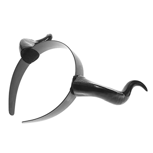 MOTHNUR 1 Stück Kunststoff-stirnband Mit Bullenhörnern Helmhörner Für Festivals Kostüm-haarband Haarband Für Partys von MOTHNUR