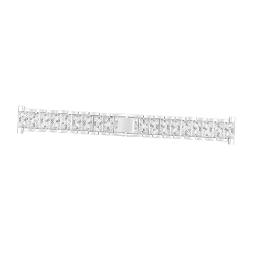MOTHNUR 1Stück Armband für Smartwatch Verstellbar Elegantes Design mit Strass Kompatibel mit Watch Silberfarben Breit Langlebiges Metallarmband für Damen Herren MOTHNUR 1Stück Armband für Smartwatch Verstellbar Elegantes Design mit Strass Kompatibel mit Watch Silberfarben Breit Langlebiges Metallarmband für Damen Herren von MOTHNUR