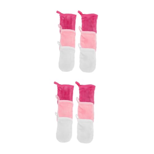 MOTHNUR 12stücke Cleansing Gloves Für Frauen Make-up Entferner Handschuhe Wiederverwendbar Atmungsaktiv Und Saugfähig Praktisches Reinigungs Und Pflegewerkzeug Für Tägliche von MOTHNUR