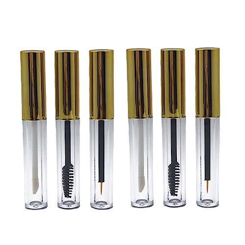 MOTHNUR 12stücke Leere Make-up Flaschen Mit Goldenen Deckeln Kosmetikfläschchen Für Lippenpflege Eyeliner Und Wimpernbürsten Praktische Sub-behälter Für Make-up Anwendungen von MOTHNUR