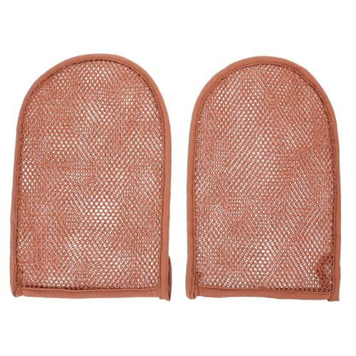MOTHNUR 2 Stck Peelinghandschuhe aus Nylon Duschtaugliche Exfoliating Mitts mit Netzstruktur für Reichhaltigen Schaum gegen Hautschüppchen Langlebig und Komfortabel für Damen und Herren von MOTHNUR