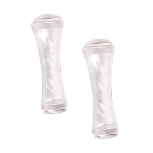 MOTHNUR 2 Stück Doppelköpfiger Nagelkunst Stempel Silikonstempel Maniküre Tool Kompakt Praktisch Für DIY Nageldesign Zuhause Salon von MOTHNUR