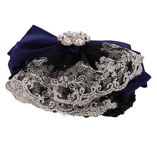 MOTHNUR 2 Stück Elegante Haarnetz Clips für Damen Sicherer Sitz Feines Schwarzes Spitzen bun Cover Bequem Ganztägig Tragbar für Formelle Anlässe und Alltag Stilvolles Haarschmuck Zubehör von MOTHNUR