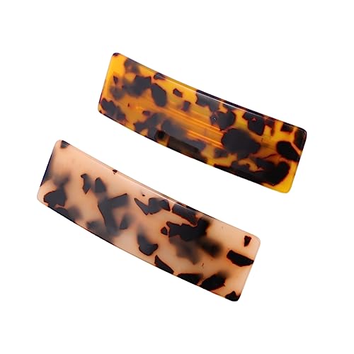 MOTHNUR 2stücke Frauen Haarklammern Vintage Pigtail Frühlingsclips Für Dickes Haar Langlebige Haarschnallen Aus Acetat Modische Haaraccessoires Für Elegante Frisuren von MOTHNUR