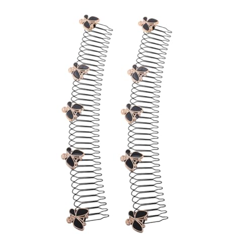 MOTHNUR 2stücke Unsichtbare Kämme Für Damen Dekorative Haarkämme Kleine Haarkämme Haarschmuck Für Frisuren Für Und Partygebrauch von MOTHNUR