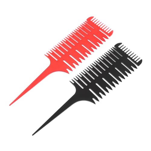 MOTHNUR 2 Stück Künstlerischer Stylingkamm Haarschneidekamm Kämme Für Frauen Haarstyling Haarkämme Zum Stylen Kamm Zum Scheiteln Haarkämme Zum Hervorheben Friseur Styling Werkzeug von MOTHNUR