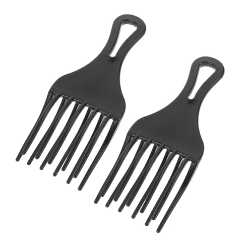 MOTHNUR 2 Stück Kunststoff Haarkamm Breiter Zahn Stylingkamm für Männer zum Entwirren und Frisieren von Lockigem Dickem Haar S Schwarz MOTHNUR 2 Stück Kunststoff Haarkamm Breiter Zahn Stylingkamm für Männer zum Entwirren und Frisieren von Lockigem Dickem Haar S Schwarz von MOTHNUR