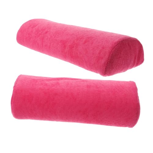 MOTHNUR 2stücke Nagel Handauflage Kissen Rutschfeste Maniküre Armauflage Für Professionelles Nageldesign Weich Und Waschbar Für Nagelsalons Und Heimmaniküre Modisch Rosarot von MOTHNUR