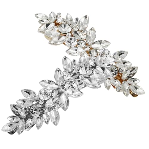 MOTHNUR 2 Stück Teiliges Haarspangen mit Funkelnden Strasssteinen Langlebige Friseurbedarf Haarklammern für Damen Robuste Haarclips für Hochzeit Party und Alltag von MOTHNUR