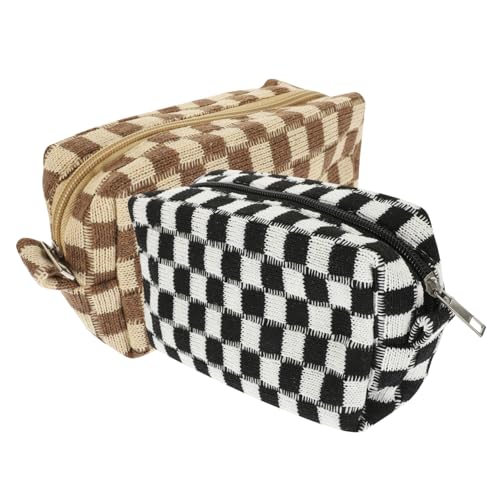 MOTHNUR 2 Stück Teiliges Kosmetiktaschen mit Reißverschluss Große Kapazität Robustes Leichtes Reise Schminktäschchen Tragbare Organizer für Make up und Toilettenartikel Klassisch Khaki MOTHNUR 2 Stück Teiliges Kosmetiktaschen mit Reißverschluss Große Kapazität Robustes Leichtes Reise Schminktäschchen Tragbare Organizer für Make up und Toilettenartikel Klassisch Khaki von MOTHNUR