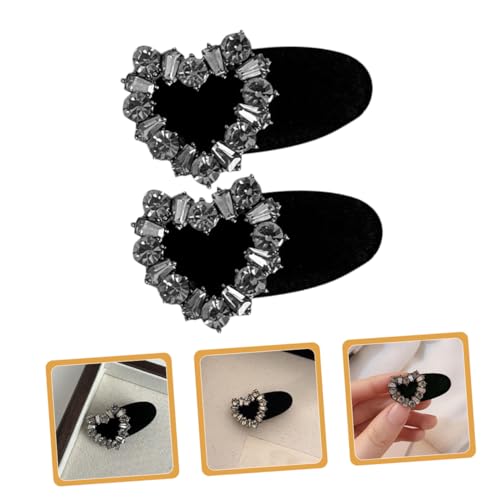 MOTHNUR 2 Stück Teiliges Mini Haarklammern Herzform Leichte Haarklammern für Damen Mädchen Vielseitig Einsetzbar Robust Ästhetisch Süße Haarschmuck für Hochzeiten Geburtstage Alltag von MOTHNUR