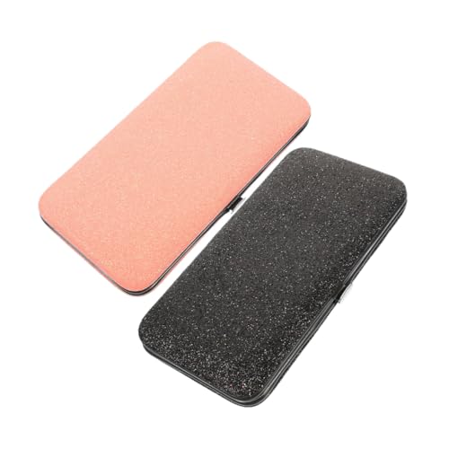 MOTHNUR 2 Stück Teiliges Reise Eyelash tweezer case mit Stabilem Kratzfestem Material Praktischer Aufbewahrungstasche für Wimpernpinzette Tragbarer Organizer für Extensions Tools Schwarz MOTHNUR 2 Stück Teiliges Reise Eyelash tweezer case mit Stabilem Kratzfestem Material Praktischer Aufbewahrungstasche für Wimpernpinzette Tragbarer Organizer für Extensions Tools Schwarz von MOTHNUR