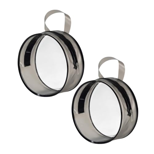 MOTHNUR 2 Stück Transparente Kosmetiktasche Große Kapazität Reise Make up Organizer Leicht und Robust Mit Reißverschluss Für Unterwegs und Outdoor Geeignet von MOTHNUR