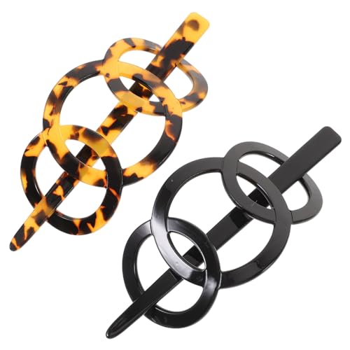 MOTHNUR 2stücke Haarklammern Französisch Für Damen Große Haarspangen Aus Kunststoff Vintage Haarschmuck Für Hochzeit Und Geburtstag von MOTHNUR