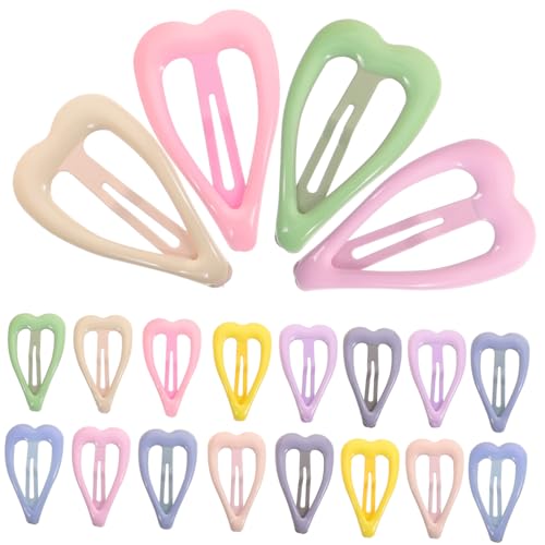MOTHNUR 20 Stück Teiliges Bunte Mädchen Haarklammern aus Niedliche Tropfenförmige Haarspangen in Cremefarben Weich Haltende Haarnadeln für Feines und Dickes Haar Modischer Haarschmuck für von MOTHNUR