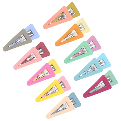 MOTHNUR 20 Stück Teiliges Kleine Haarklammern für Damen und Mädchen Dreieckige Candy farben Leichte Haarspangen für Verschiedene Anlässe Modische Haarschmuck Clips Vielseitig und von MOTHNUR