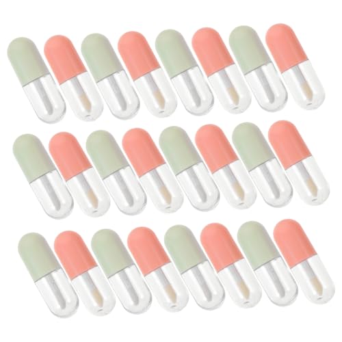 MOTHNUR 20 Stück Teiliges Leere Lippenbalsambehälter Nachfüllbare Lipgloss Tuben für Frauen Mädchen Tragbare DIY Lippenfarbe Lipgloss Öl Flasche von MOTHNUR