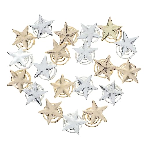 MOTHNUR Spiralförmige Haarspangen Sternform Haarschmuck 20 Stück Für Frauen Und Mädchen von MOTHNUR
