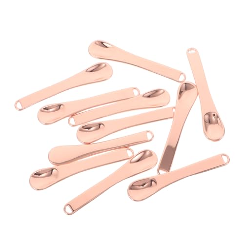 MOTHNUR 20stücke Gesichtscreme-löffel Aus Zinklegierung Wiederverwendbarer Hautpflegelöffel Kosmetiklöffel Für Augencreme Gesichtscremespatel Und Make-up-applikator Kompaktes Hautpflegeger von MOTHNUR