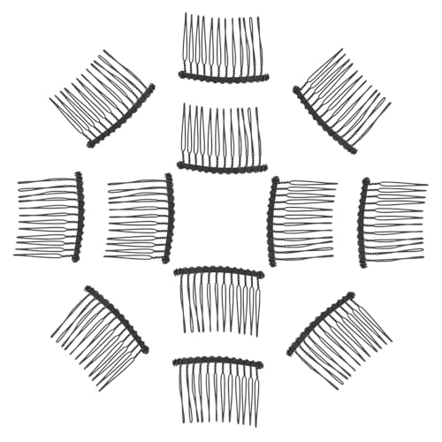 MOTHNUR 25 Stücke Haarkamm Clips Metall Draht für Damen Seitliche Haarkämme Braut Hochzeit Haar Accessoires für von MOTHNUR