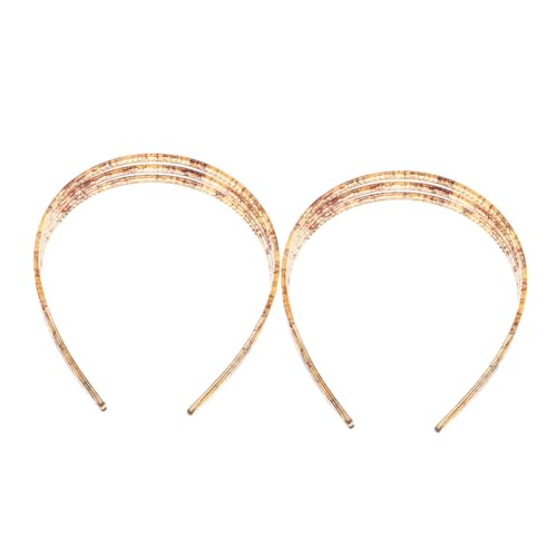 MOTHNUR 2stücke Kunststoff-stirnbänder Mit Zähnen Rutschfestes Design Für Vielseitig Einsetzbar Für Make-up Gesichtswäsche Und Workouts Drei Schichten Und von MOTHNUR