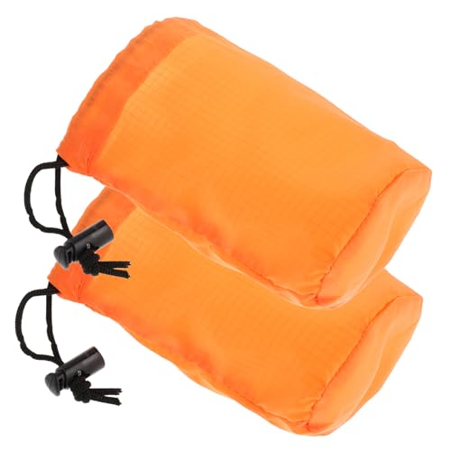 MOTHNUR 2stücke Regenmanteltasche Für Camping Outdoor Wandern Mit Kordelzug Tragbar Wiederverwendbar Leicht Praktisch Zum Tragen Als Notfalltuch Organizer Zuhause von MOTHNUR