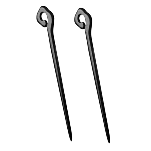 MOTHNUR 2stücke Vintage Haarnadel Im Antiken Chinesischen Stil Schwarzes Holz Haarstäbchen Haarschmuck Für Frauen Für Hanfu-outfits Und Stilvolle Hochsteckfrisuren von MOTHNUR