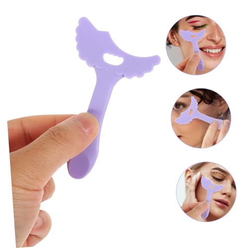 MOTHNUR 3 Stck Wiederverwendbare Teilige Silikon Eyeliner Schablonen Multifunktionales Augen Make Up Werkzeug Sanftes Leichtes Aid Tool für Präzises Augen Make Up Geeignet für Anfänger von MOTHNUR