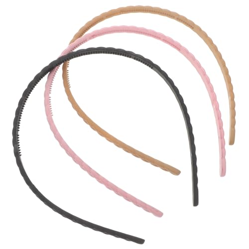 MOTHNUR 3 Stück Feines Geflochtene Stirnbänder Damen Dünn Leicht für Frühling Herbst Vielseitig Tragbar Modisch Trendiges Haarband Accessoire Mädchen und Frauen von MOTHNUR