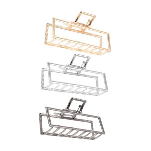 MOTHNUR 3 Stück Große Metall Haarklammern Teiliges für Damen Starke Haarklammern für Dickes und Dünnes Haar Eleganter Haarschmuck Einfach zu Verwenden und Komfortabel Modische Haarspangen von MOTHNUR